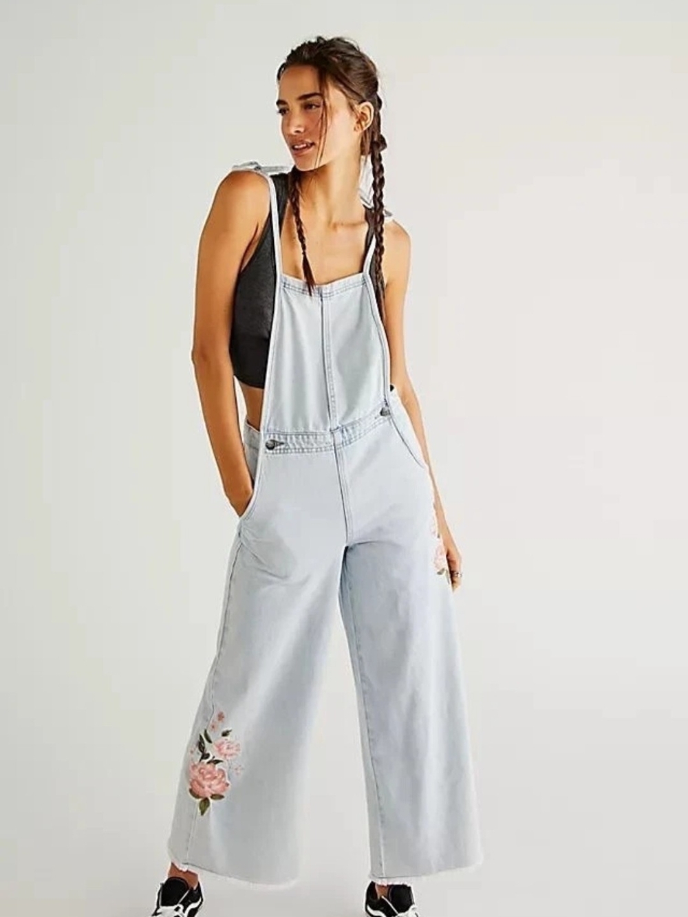 Free People x Driftwood Raphy Overalls
